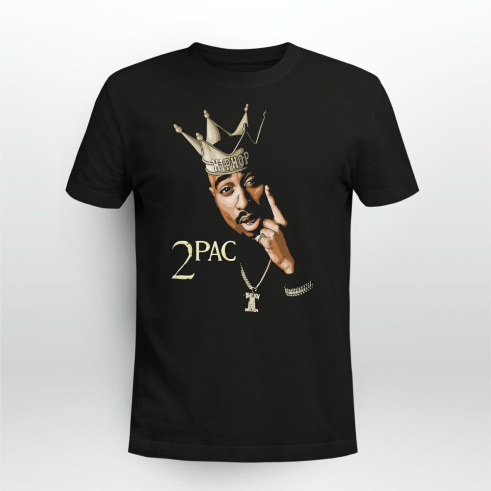 2Pac King Of Hiphop Tshirt ycq7g4