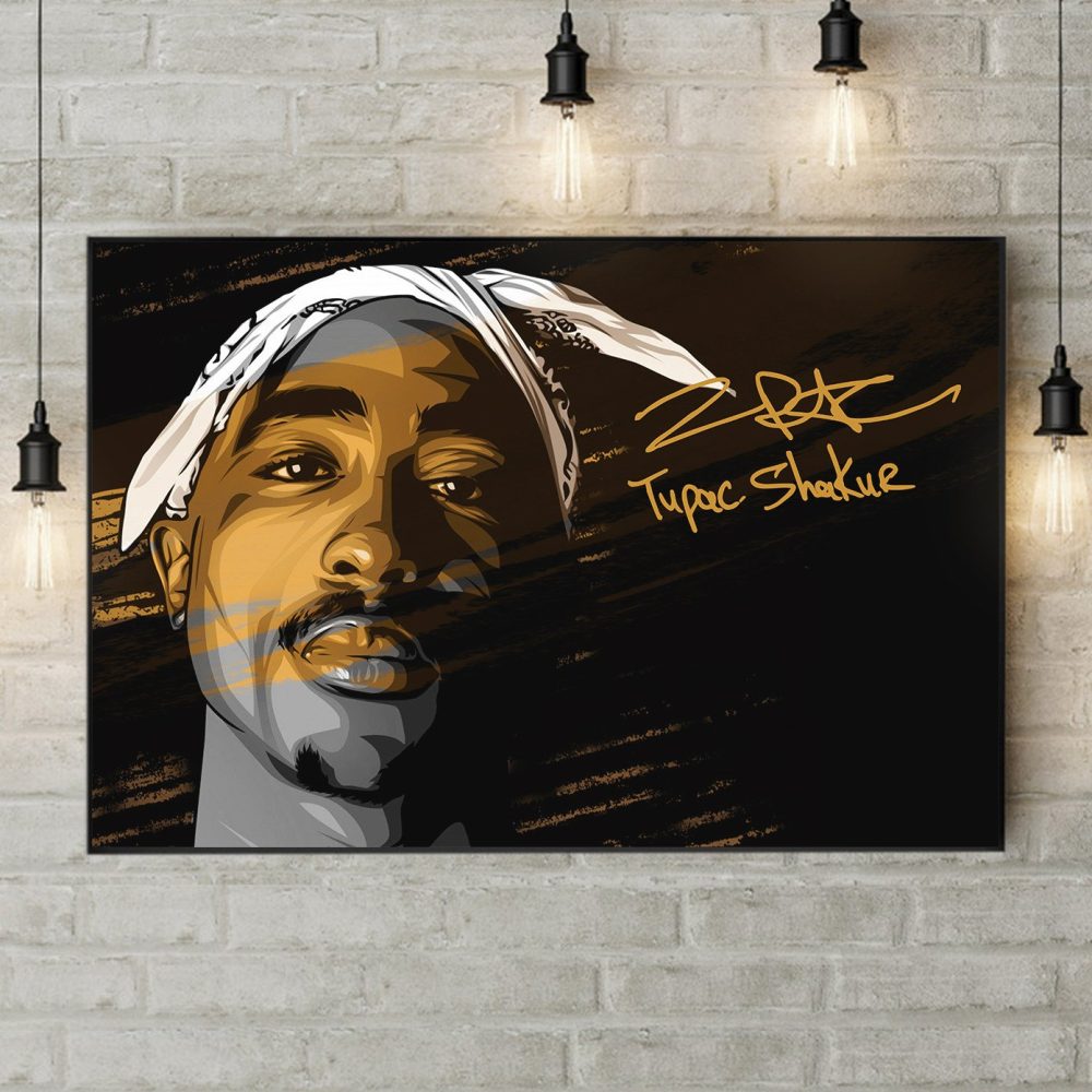 2pac Shakur Makaveli Artwork Canvas