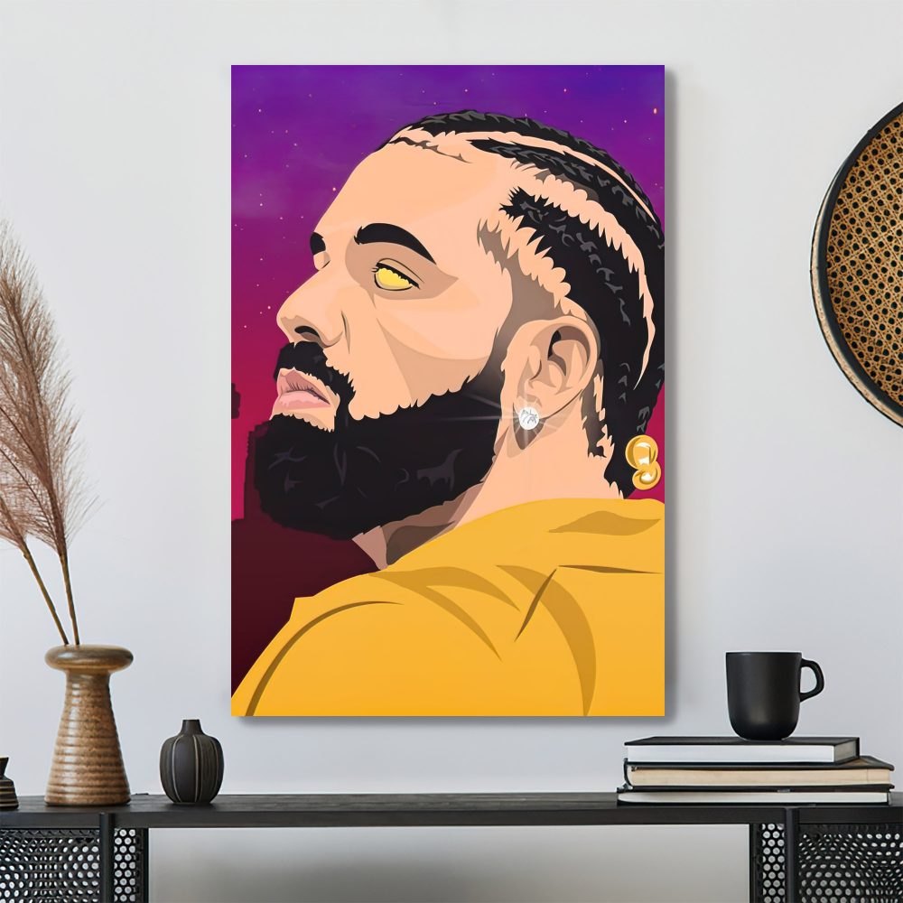 Drake London Vintage 90s Hip Hop Wallpaper Poster