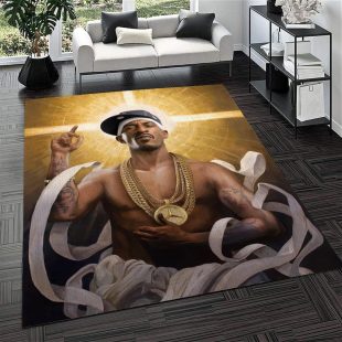 Hip hop 90s Legend Rakim Rug Carpet