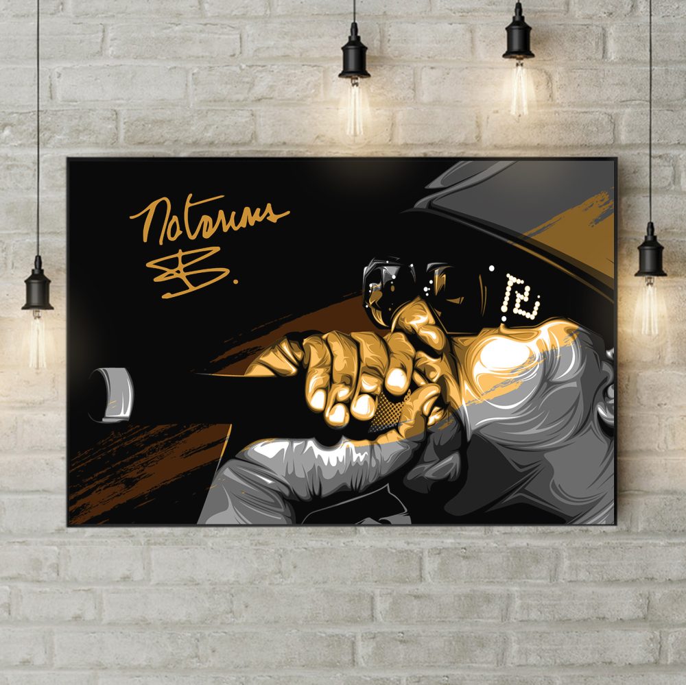 Hiphop Notorious BIG Artwork Canvas