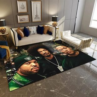 Ice Cube Snoop Dogg Dr Dre Hip hop 90s Art Rug Carpet