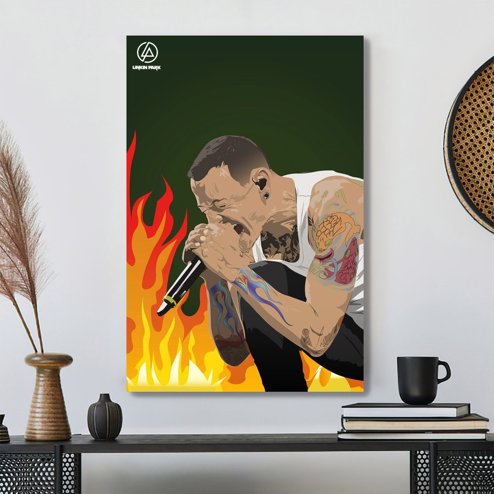 Linkin Park Chester Bennington Vocal Range Canvas Poster