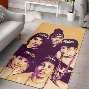 NWA Rapper Hip Hop 90s Carpet