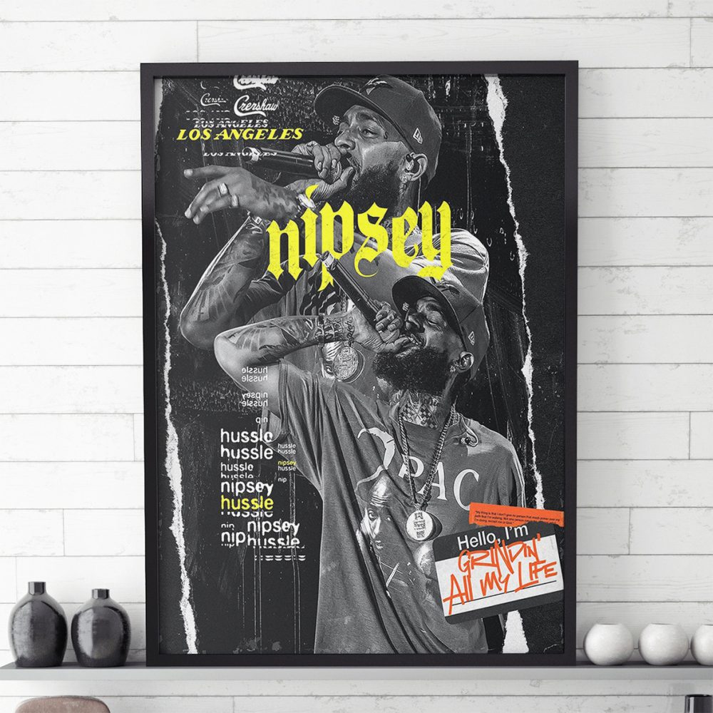 Nipsey Hussle Los Angeles Artwork Canvas