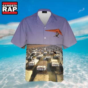 Pink Floyd A Momentary Lapse of Reason Album Cover 1987 Hawaiian Shirt 2