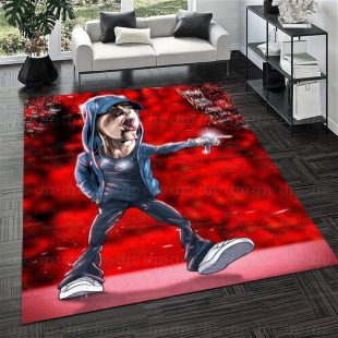 Rap God Eminem Digital Art Rug Carpet