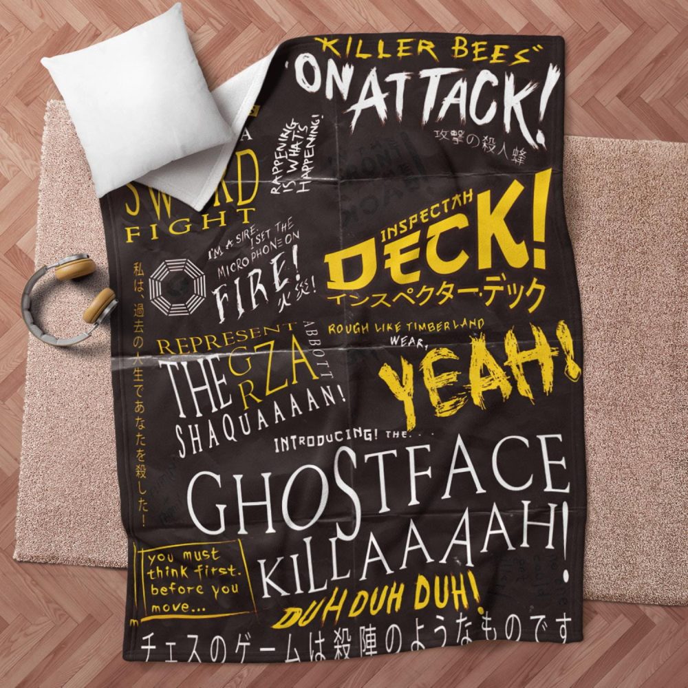 Rap HipHop Ghostface Killah Logo Blanket