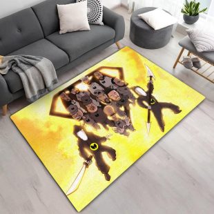 Wu Tang Clan Cartoon Sample Rug Carpet
