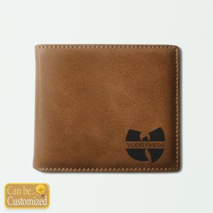 Wu tang Clan Logo Custom Icon Leather Wallet 1