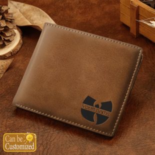 Wu tang Clan Logo Custom Icon Leather Wallet 2