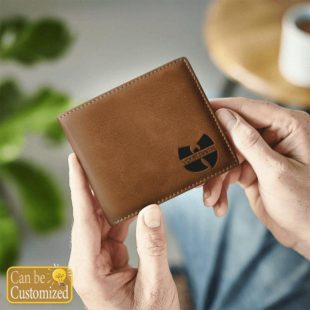 Wu tang Clan Logo Custom Icon Leather Wallet 3