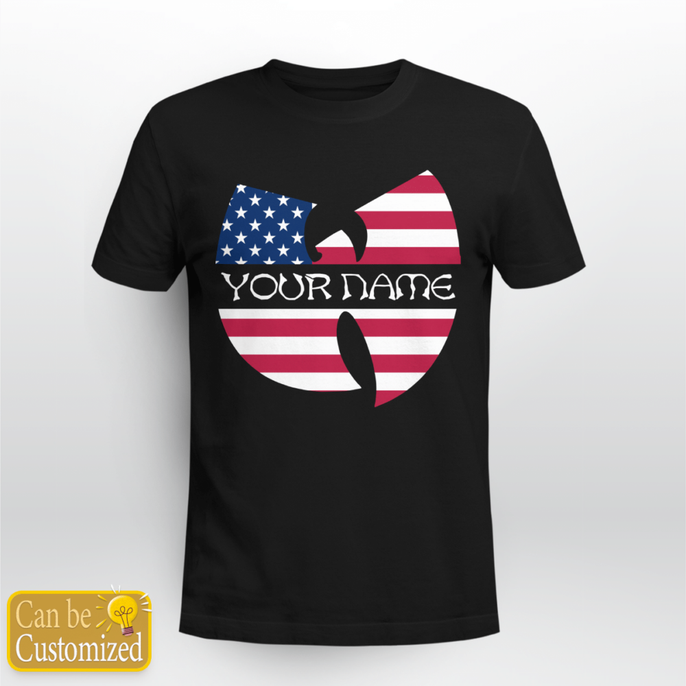 Wu tang Clan Logo Custom USA Tshirt