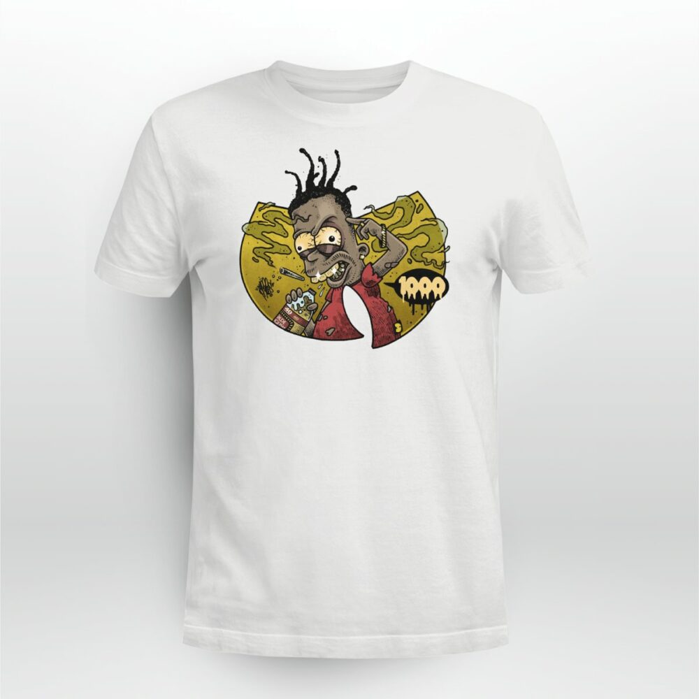 Wu tang Clan Bart Simpson Gangster Wallpaper Tshirt oitqwq