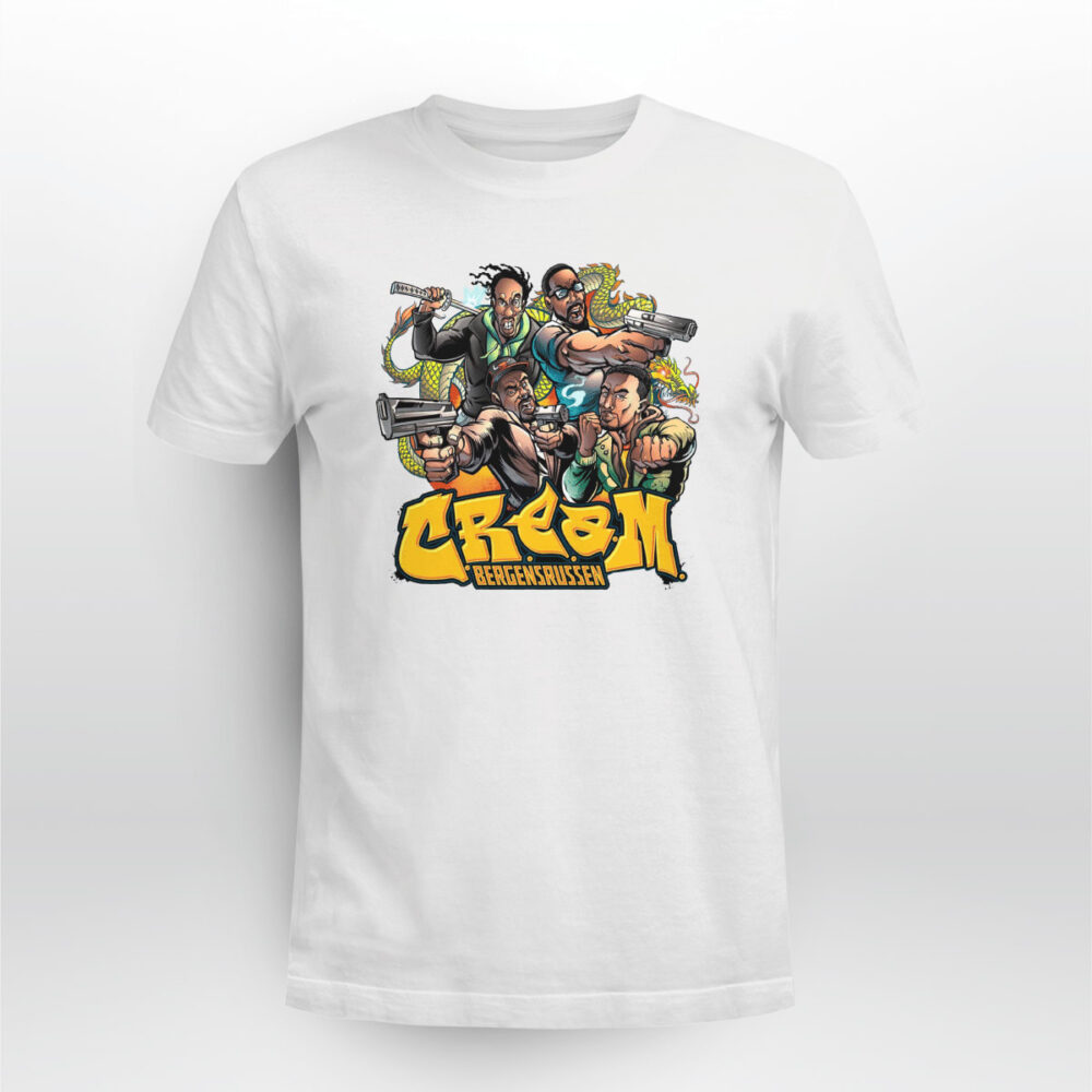 Wu tang Clan Cream Bergensrussen Tshirt mygsy7