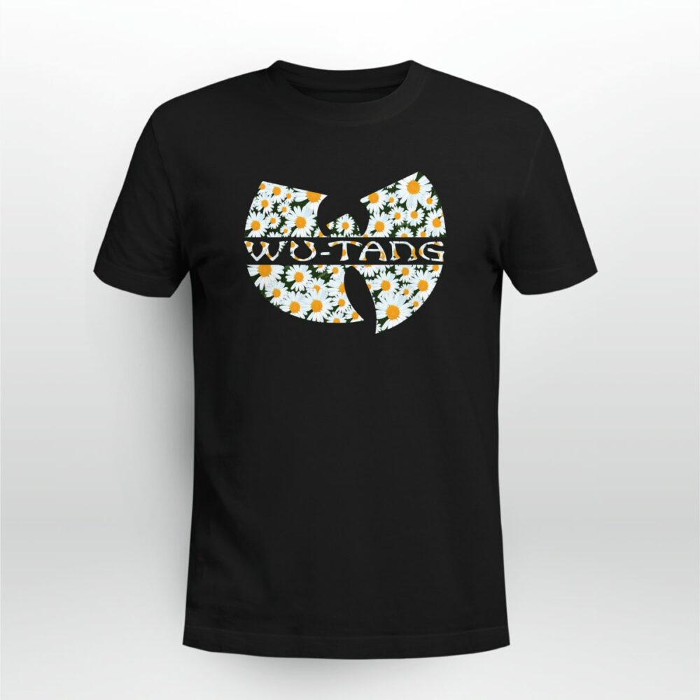 Wu tang Clan Logo Flower Bassic Tshirt ylokiq