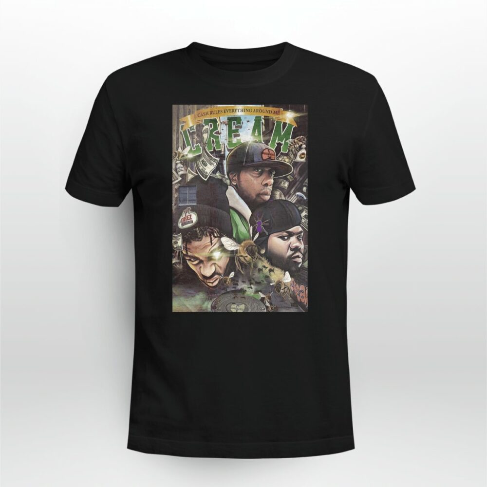 Wu tang Cream Art Hip hop Tshirt k64a9p