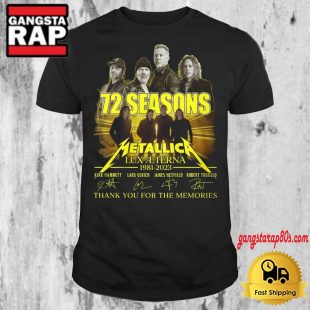 72 Seasons Metallica Lux Aeterna 1981 2023 Signature T Shirt