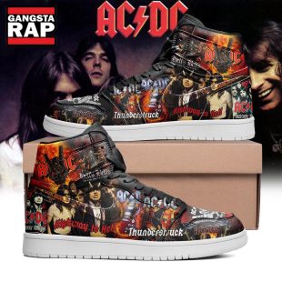 ACDC Band Highway To Hell Thunderstruck Air Jordan 1 Shoes