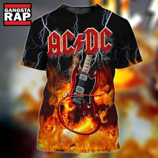 ACDC Band Rock Music 2024 Tour T Shirt
