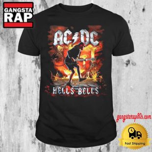 ACDC Band Rock Music Tuor Hells Bells T Shirt