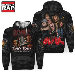 ACDC Hells Bells I Got My Bell Gonna Take You To Hell Hoodie ACDC Band 3D Shirt