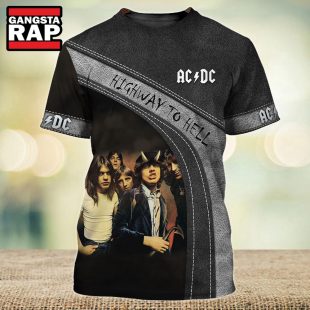 ACDC Rock Band Highway To Hell 2024 Tour T Shirt