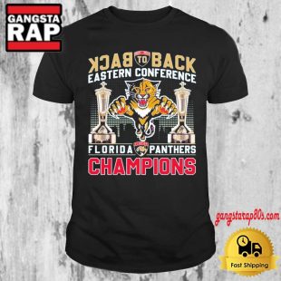 Back To Back Eastern Conference Florida Panthers Hockey Champions Cup 2024 T Shirt