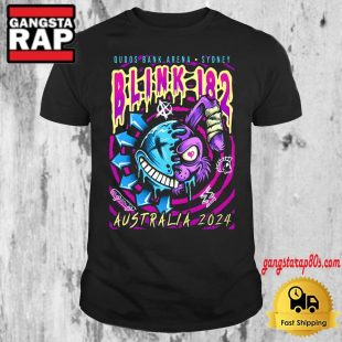 Blink 182 Australia 2024 Tour T Shirt