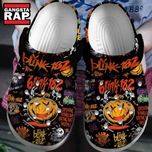 Blink 182 Halloween Music Crocs Clogs Shoes