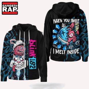 Blink 182 Music When You Smile I Melt Inside 3D Hoodie