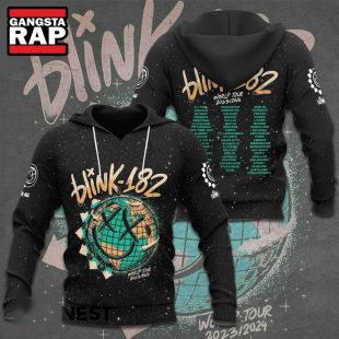 Blink 182 World Tour 2023 2024 Schedule 3D Hoodie