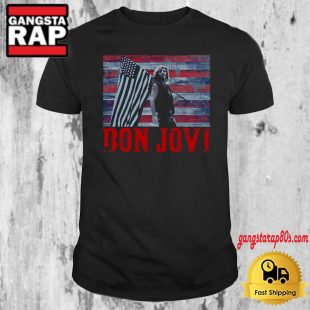 Bon Jovi American Flag 2024 T Shirt