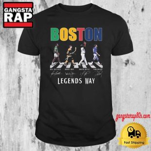 Boston Celtics Legends Way Signatures 2024 T Shirt