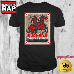 Buckeye Country Superfest June 22 23 2024 Ohio Stadium Columbus OH T Shirt