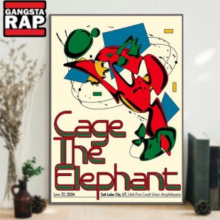 Cage The Elephant June 22 2024 Climate Pledge Arena Seattle WA Poster Canvas Art