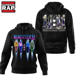 Chris Brown 11 11 Tour 2024 Breezy Unisex Hoodie