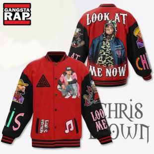 Chris Brown 1111 Tour Look At Me Now Baseball Jacket