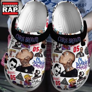 Chris Brown Music Fans Breezy Crocs Clogs Shoes