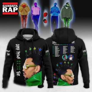 Chris Brown The 1111 Tour 2024 Schedule 3D Hoodie