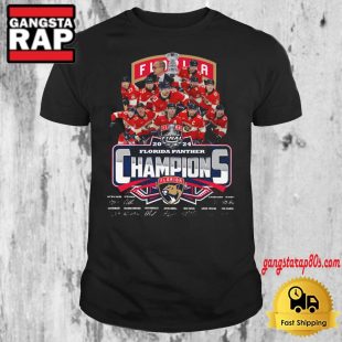 Florida Panther 2024 NHL Champions Final Signature T Shirt