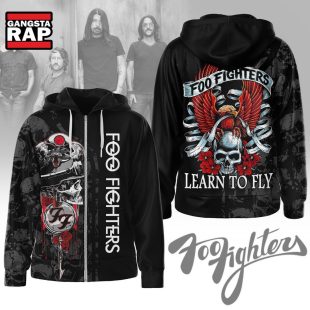 Foo Fighters Music Band Learn To Fly Hoodie