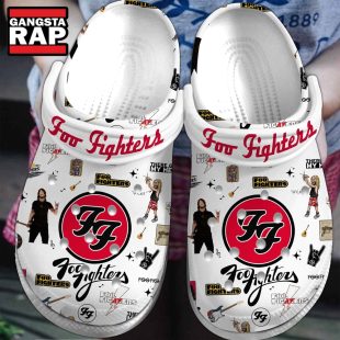 Foo Fighters Music Tour 2024 Crocs Clogs Shoes For Men Women
