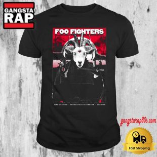 Foo Fighters On June 25 2024 Tour In Cardiff UK T Shirt