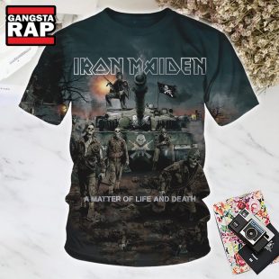 Iron Maiden A Matter Of Life And Death 2024 T Shirt 1