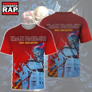 Iron Maiden Rock Band Music BBC Archives 3D Shirt 1