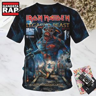 Iron Maiden Rock Band Music Legacy Beast 3D T Shirt 1