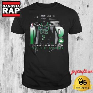 Jaylen Brown Black Boston Celtics 2024 NBA Finals MVP Full Court Sprint T Shirt