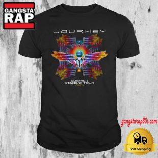 Journey 2024 Mineral Wash Summer Stadium Tour T Shirt