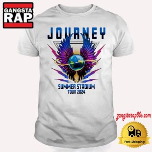 Journey 2024 Summer Stadium Tour Raglan T Shirt